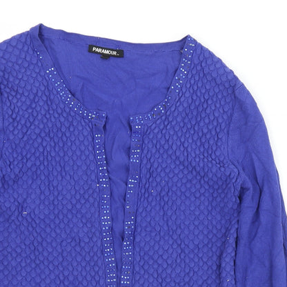 Womens UK Size L Paramour Black Cardigan Jumper