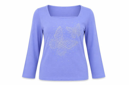 Womens UK Size 12 Love Leisure Blue Pullover Jumper