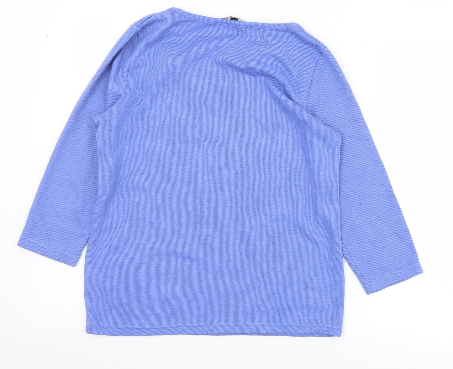 Womens UK Size 12 Love Leisure Blue Pullover Jumper