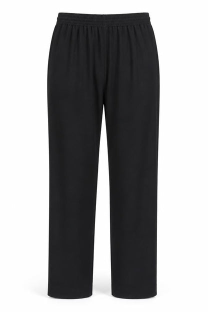 After Eight Womens Black  Polyester Trousers  Size 14 L28 in Regular
