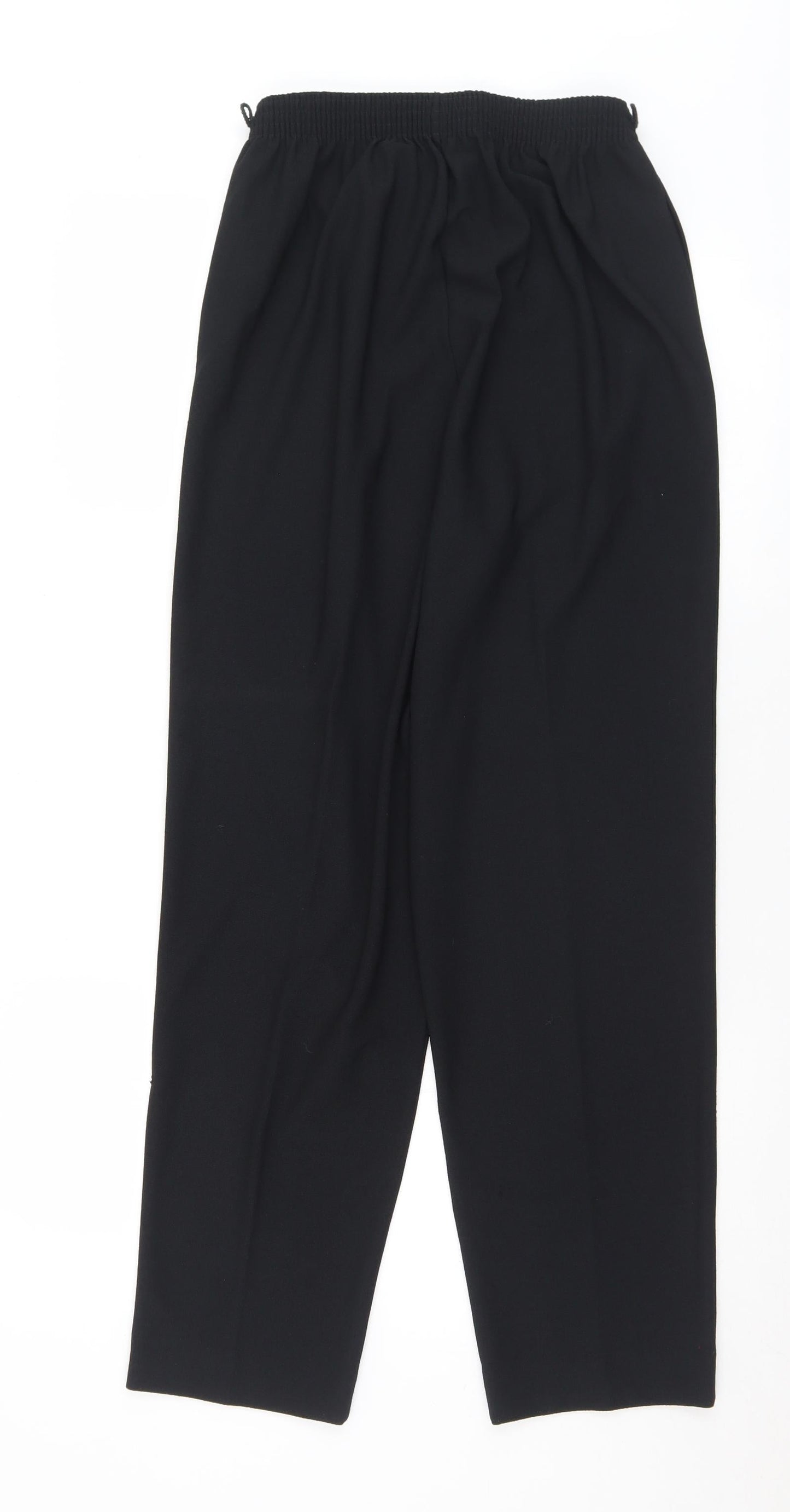 After Eight Womens Black  Polyester Trousers  Size 14 L28 in Regular