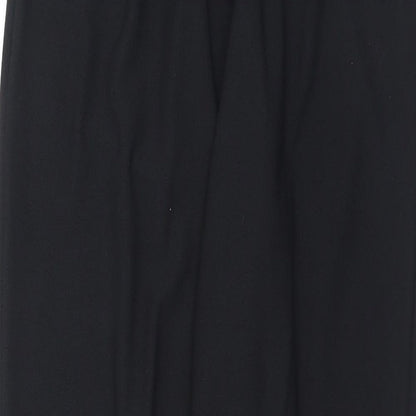 After Eight Womens Black  Polyester Trousers  Size 14 L28 in Regular