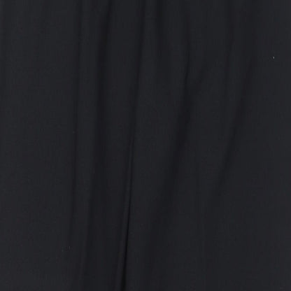 After Eight Womens Black  Polyester Trousers  Size 14 L28 in Regular