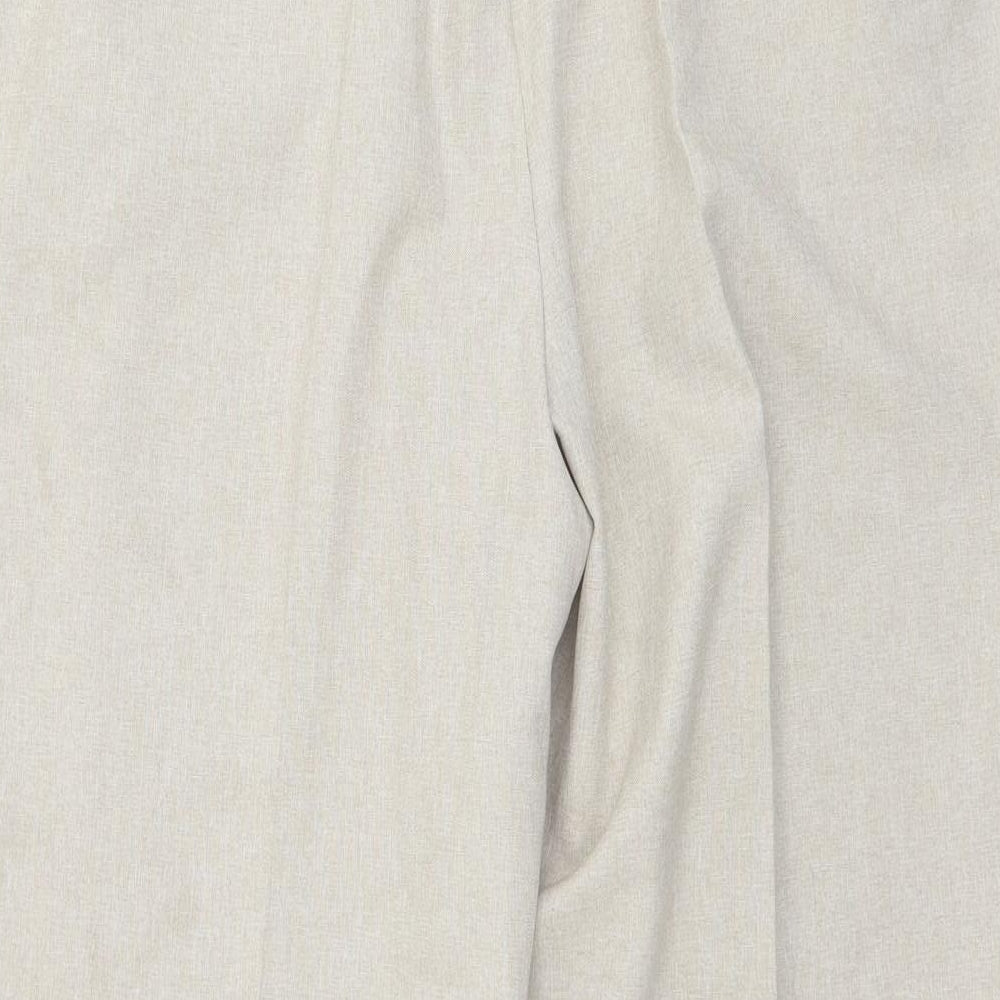 BM Womens Beige  Polyester Trousers  Size 20 L29 in Regular