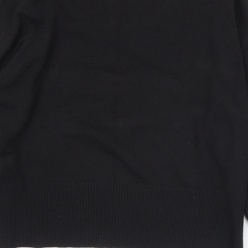 Womens UK Size 22 Papaya Black Pullover Jumper