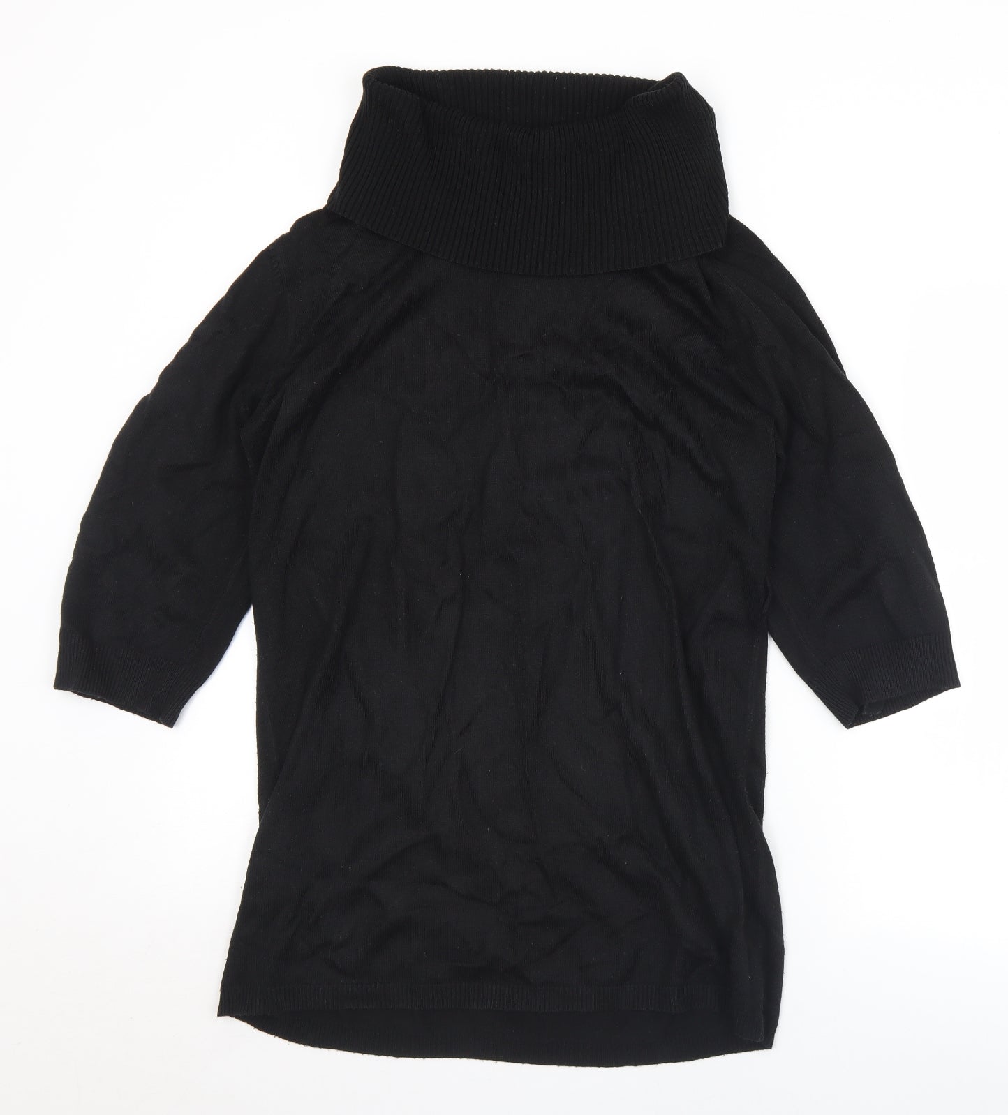 Womens UK Size 14 Papaya Black Pullover Jumper