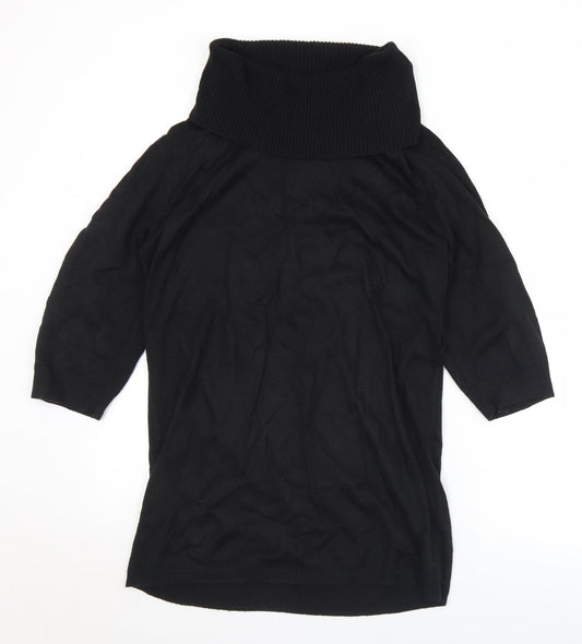 Womens UK Size 14 Papaya Black Pullover Jumper