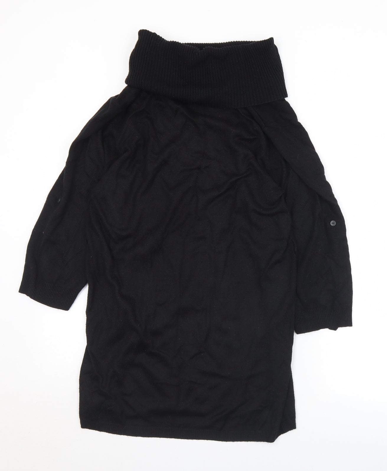 Womens UK Size 14 Papaya Black Pullover Jumper