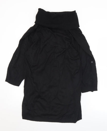 Womens UK Size 14 Papaya Black Pullover Jumper