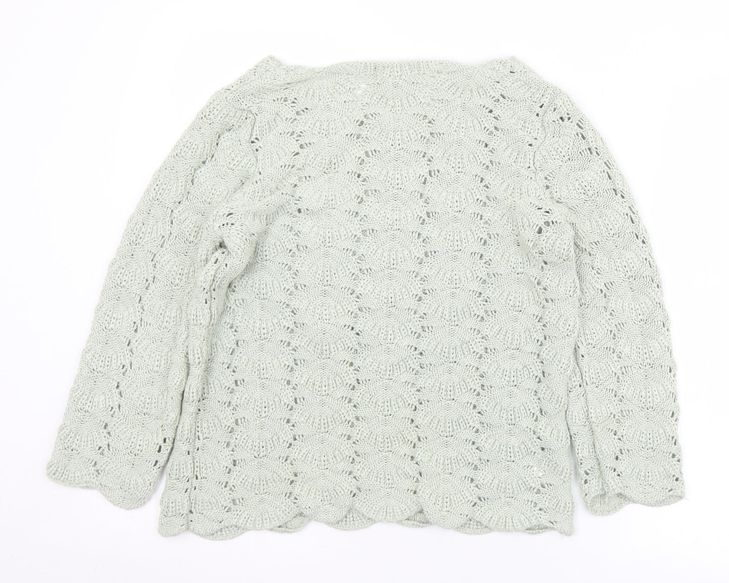 Womens UK Size 14 Matalan Green Pullover Jumper