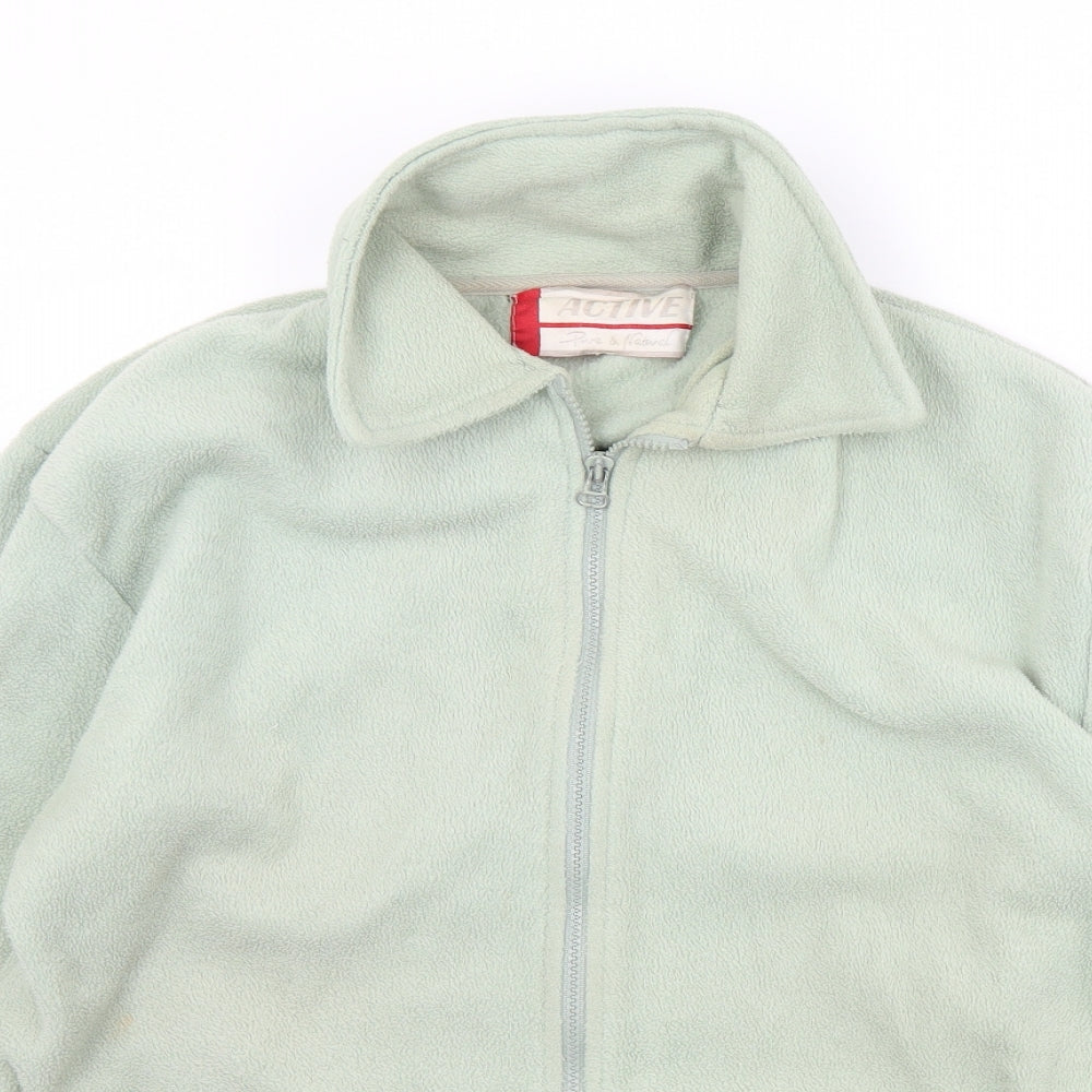 Active Mens Green   Jacket  Size M  Zip