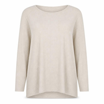 Beloved Womens Beige Round Neck  Polyester Pullover Jumper Size 2XL