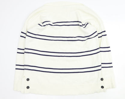 Womens UK Size L Very Ivory Pullover Jumper
