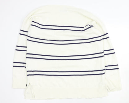 Womens UK Size L Very Ivory Pullover Jumper