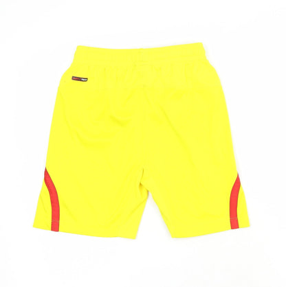 Warrior Boys Yellow  Cotton Sweat Shorts Size 9 Years  Regular Drawstring - Liverpool FC