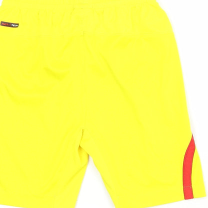 Warrior Boys Yellow  Cotton Sweat Shorts Size 9 Years  Regular Drawstring - Liverpool FC