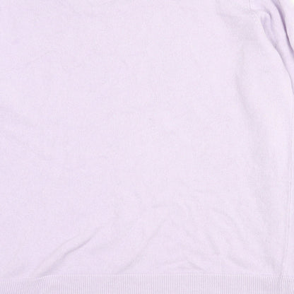 Womens UK Size 16 Essentials Purple Pullover Jumper