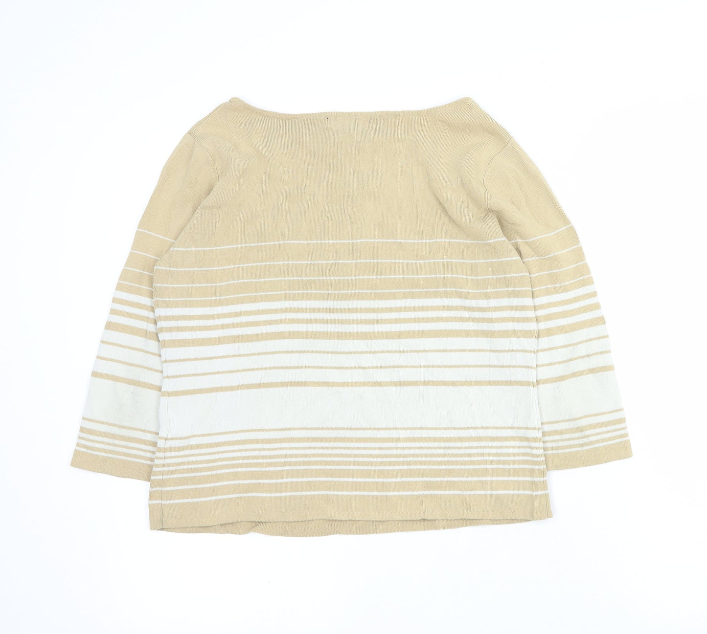 Womens UK Size M Debbie Morgan Brown Pullover Jumper