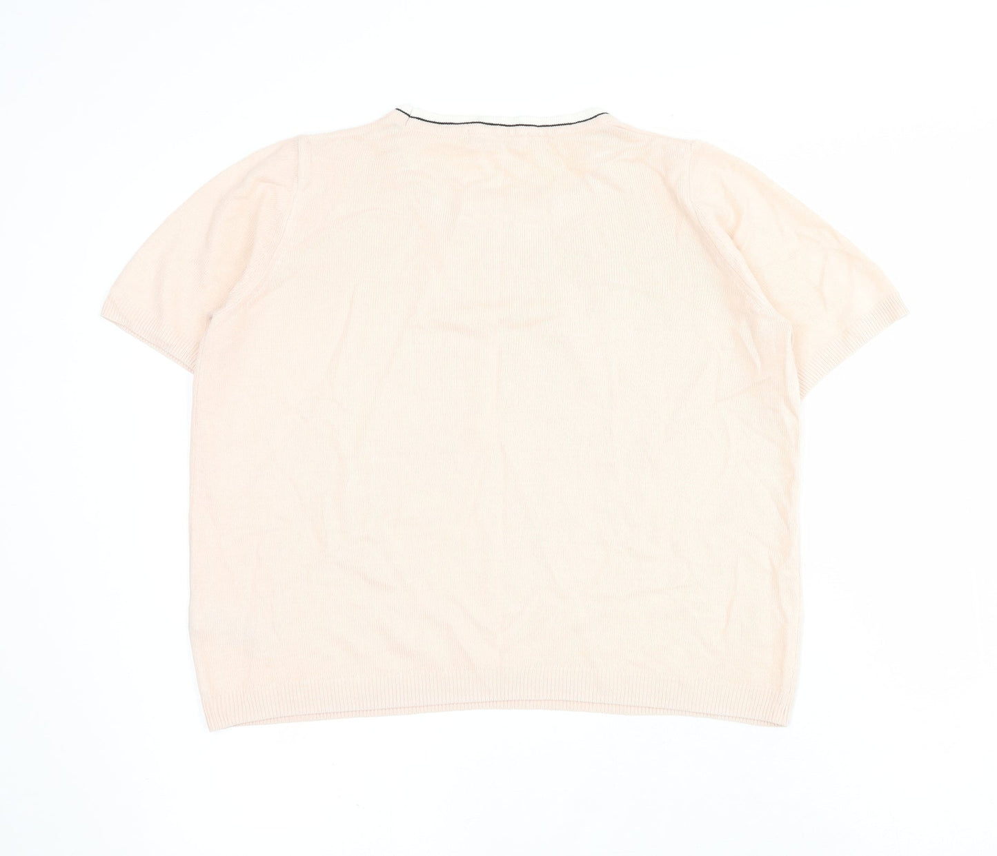 Womens UK Size 10 Marks and Spencer Pink Pullover Jumper