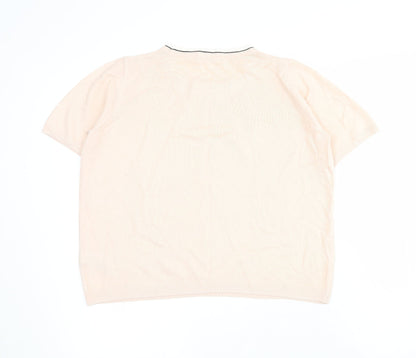 Womens UK Size 10 Marks and Spencer Pink Pullover Jumper