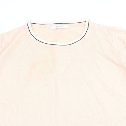 Womens UK Size 10 Marks and Spencer Pink Pullover Jumper