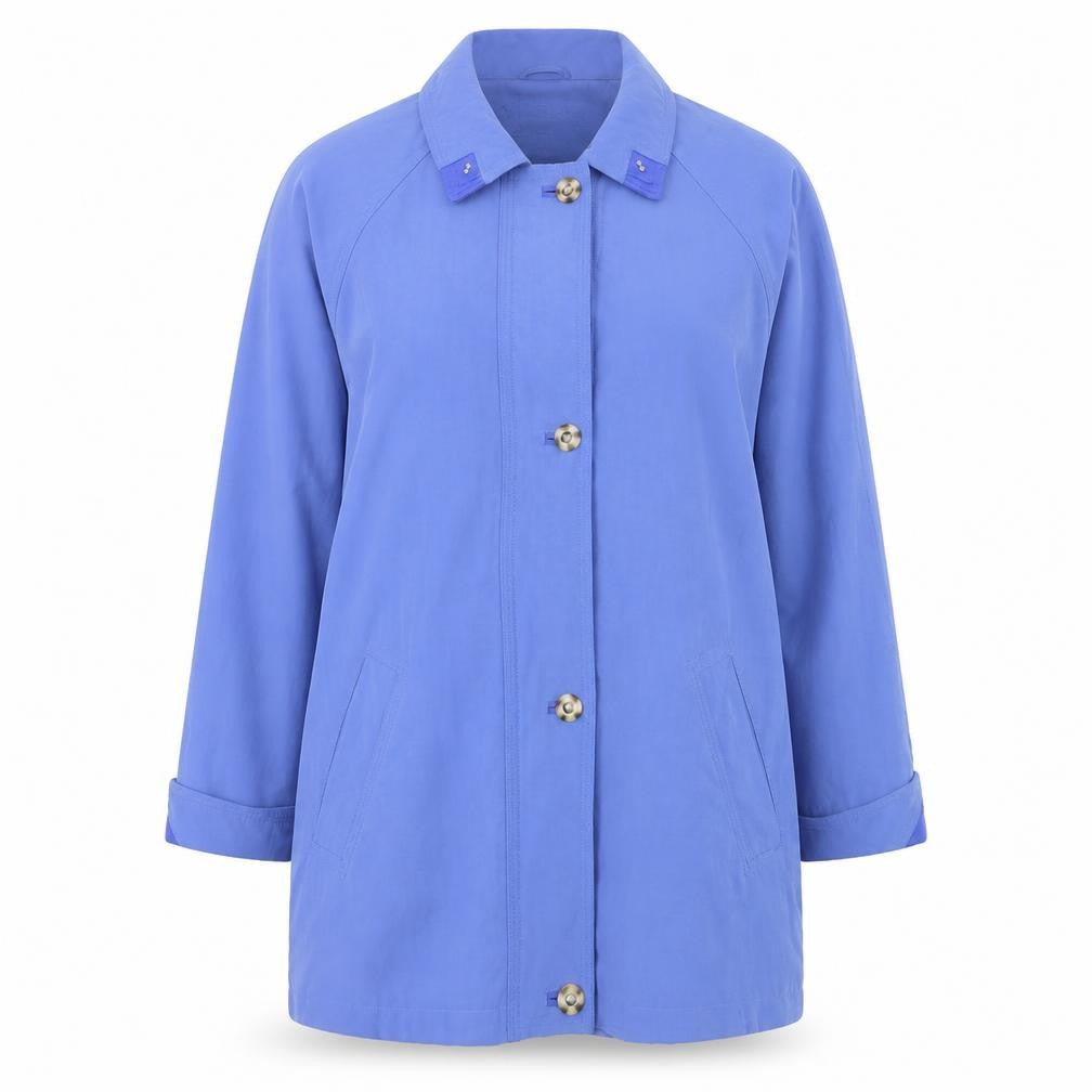 Womens UK Size S Astraka Blue Pea Coat