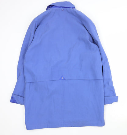 Womens UK Size S Astraka Blue Pea Coat