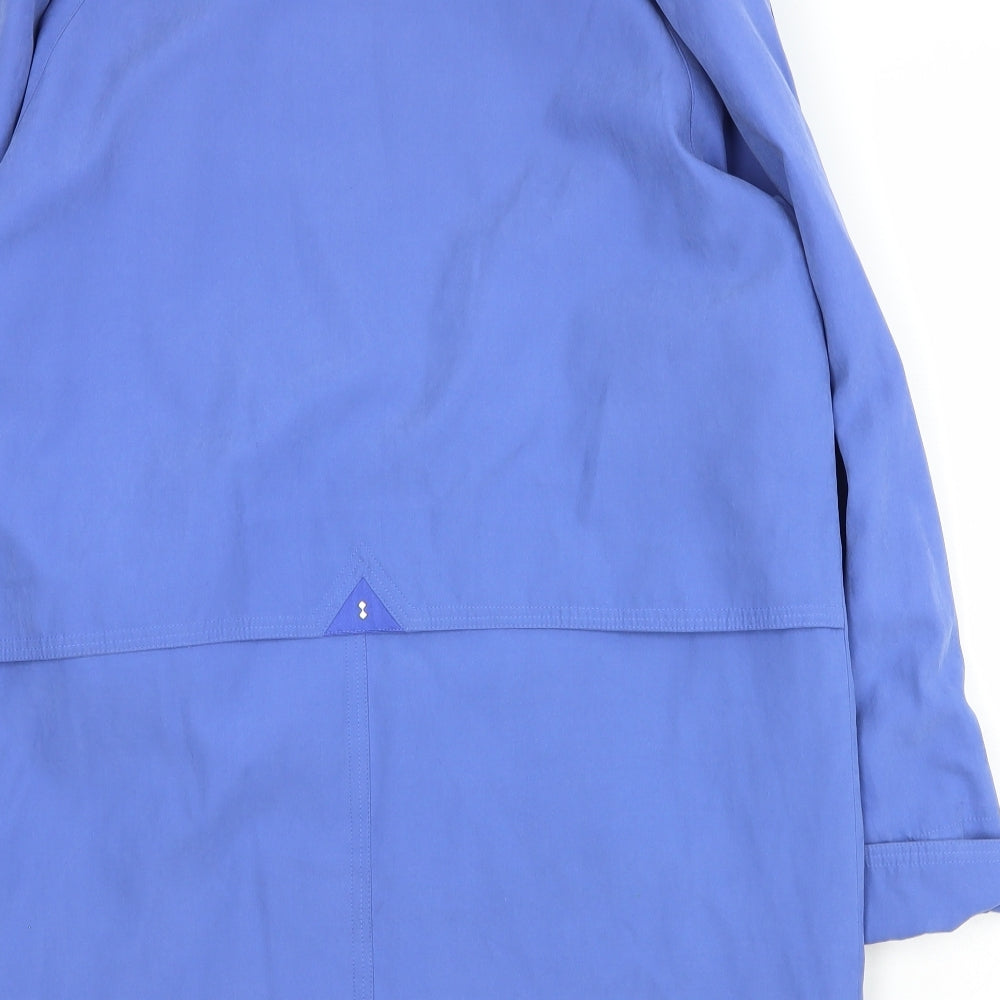 Womens UK Size S Astraka Blue Pea Coat