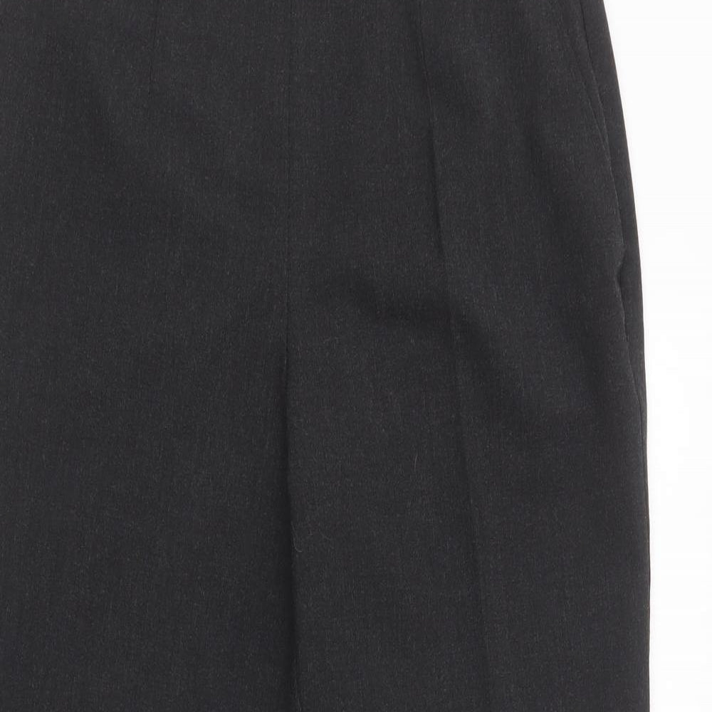 Womens UK Size 12 Marks and Spencer Regular Fit Dress Pants Grey Trousers