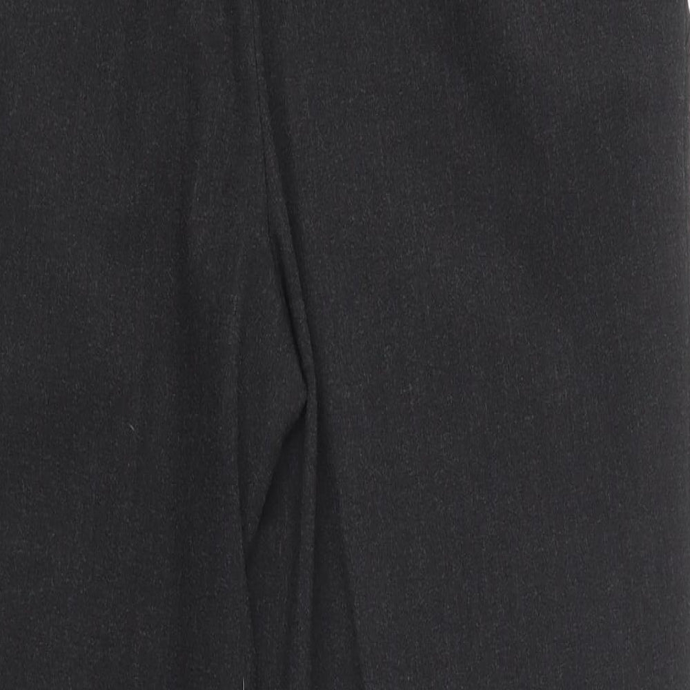 Womens UK Size 12 Marks and Spencer Regular Fit Dress Pants Grey Trousers