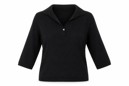 Womens UK Size 18 Essentials Black Cardigan Jumper