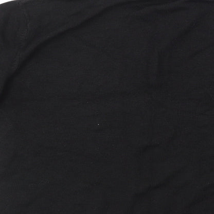 Womens UK Size 18 Essentials Black Cardigan Jumper