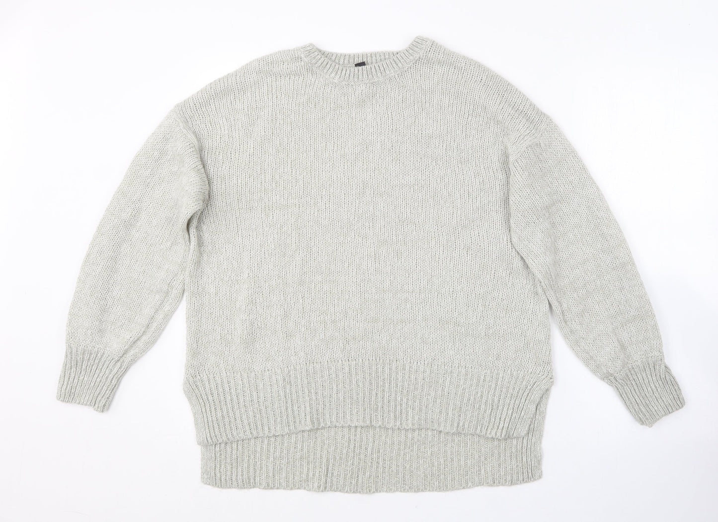 Womens UK Size M New Look Grey Pullover Jumper