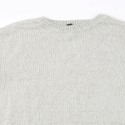 Womens UK Size M New Look Grey Pullover Jumper