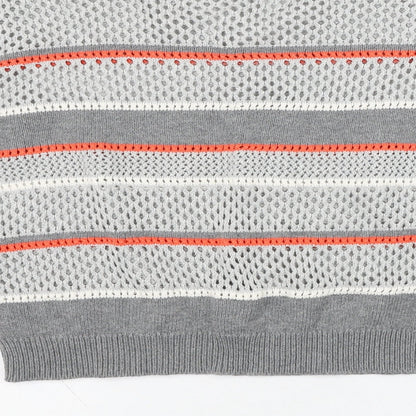 Greencoast Womens Grey Round Neck  Acrylic Pullover Jumper Size S