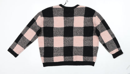 Womens UK Size 12 H&M Multicoloured Pullover Jumper