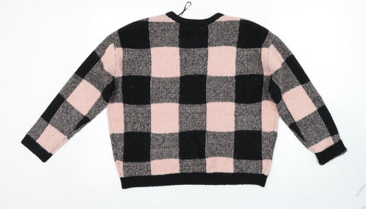 Womens UK Size 12 H&M Multicoloured Pullover Jumper