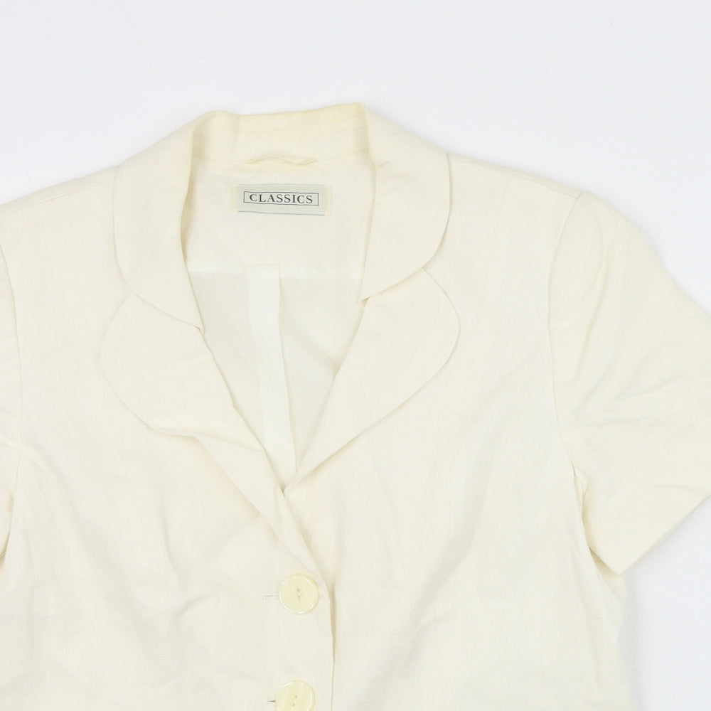 Womens UK Size 14 BHS Ivory Jacket