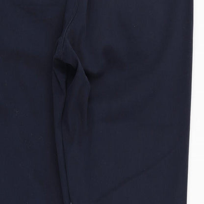 F&F Womens Blue  Cotton Chino Trousers Size 34 in L27 in Regular