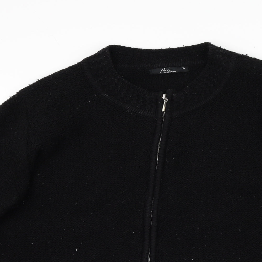 Womens UK Size XL BM collection Black Full Zip Jumper