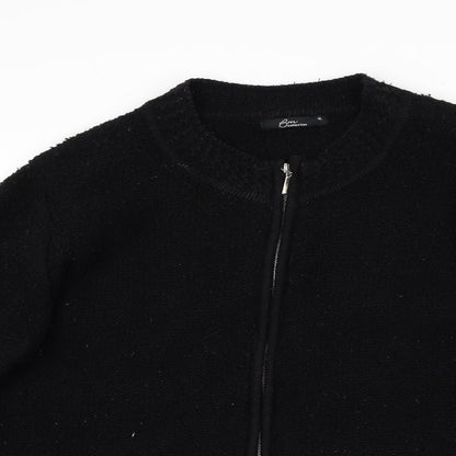 Womens UK Size XL BM collection Black Full Zip Jumper