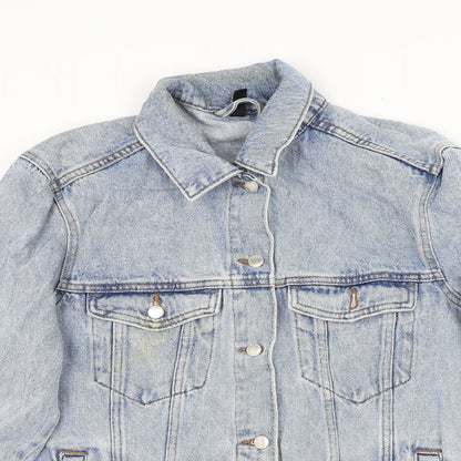 Womens UK Size S Divided by H&M Blue Jacket