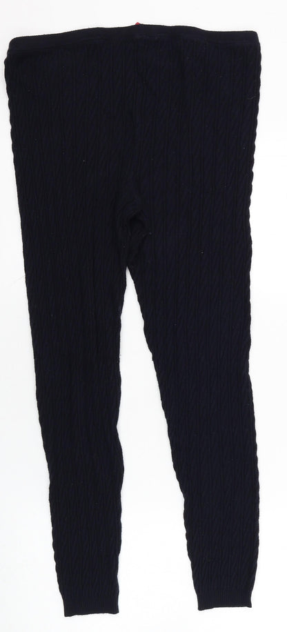 Palmer Womens Blue  Viscose Sweatpants Trousers Size 18 L24.5 in Regular