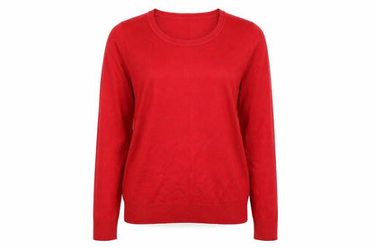 Womens UK Size 14 F&F Red Pullover Jumper