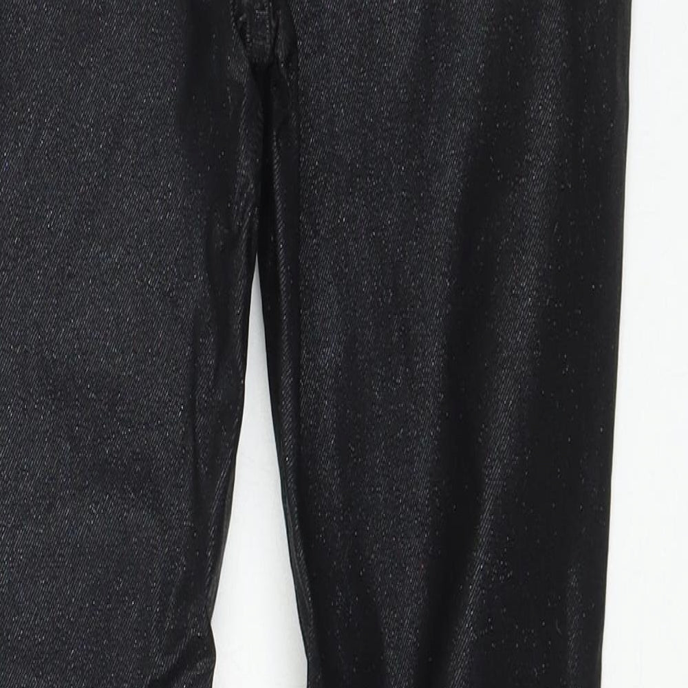 SheIn Womens Black  Elastane Skinny Jeans Size 28 L28 in Regular Zip