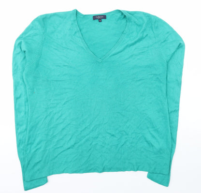 Womens UK Size 18 Collection Green Pullover Jumper