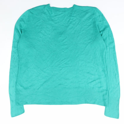 Womens UK Size 18 Collection Green Pullover Jumper