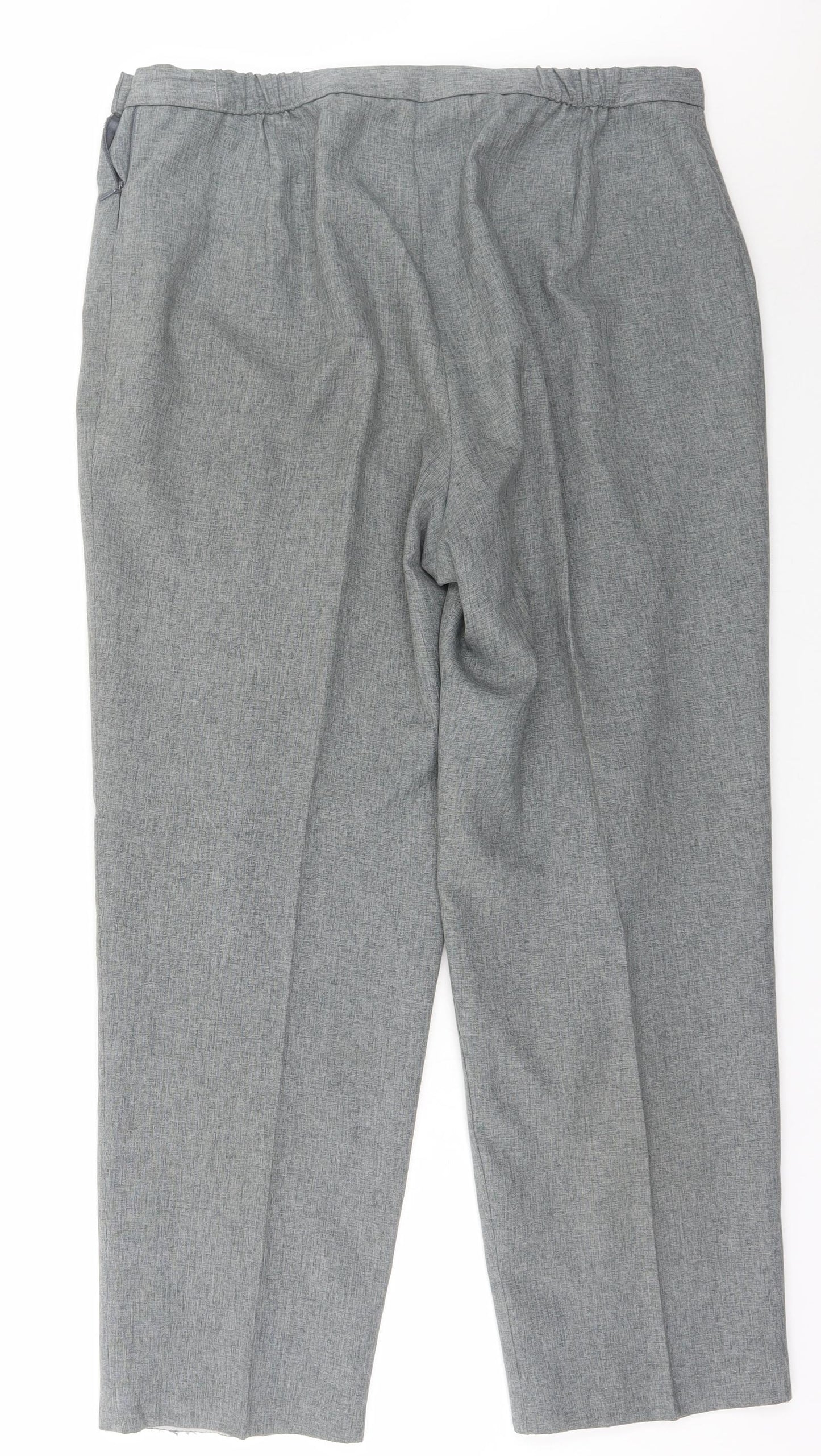 Womens UK Size 18 Marks and Spencer Regular Fit  Green Trousers