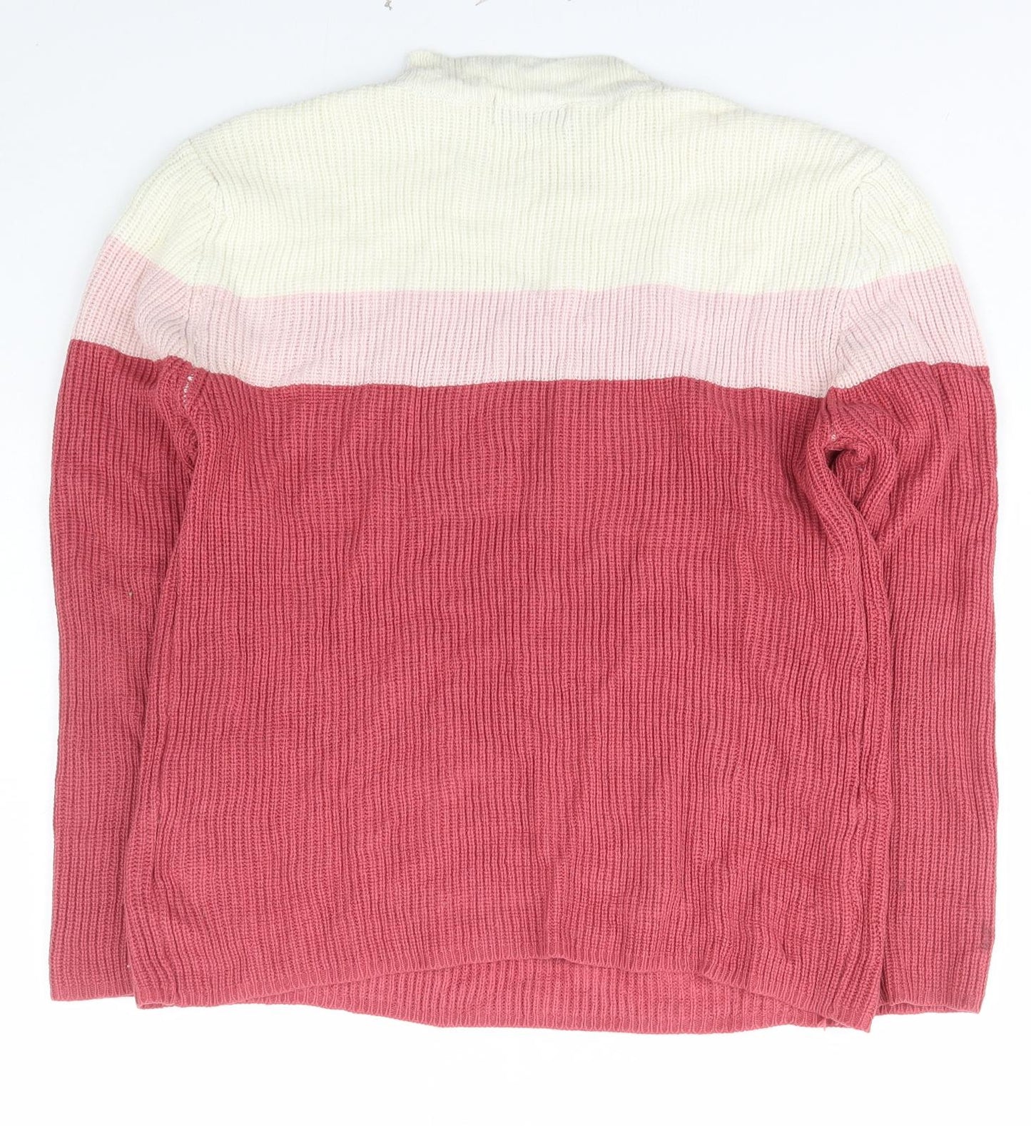 Womens UK Size L Pure & Natural Multicoloured Pullover Jumper