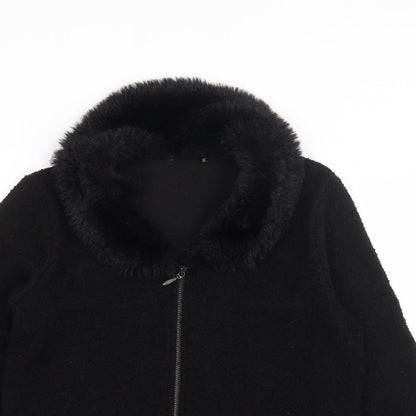 Womens UK Size S Preworn Black Jacket